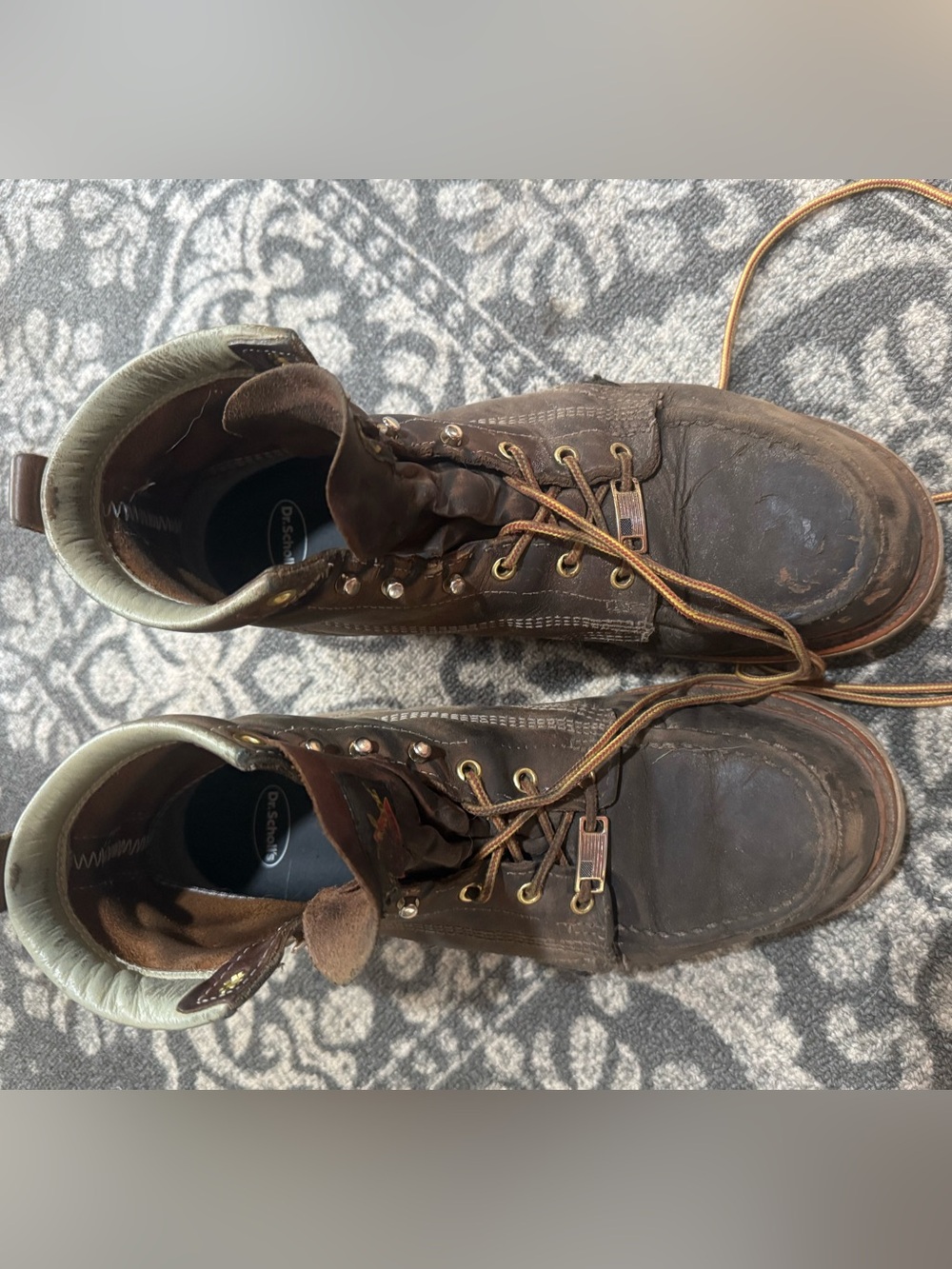 Thorogood Steel Toe, Crazy Horse Men's Brown Leather Lace-Up Work Boots